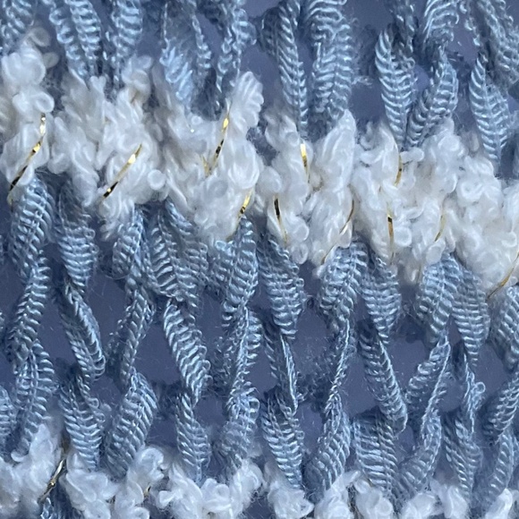 Soft Surroundings Lucie Open Front Knit Cardigan Size XSP Blue - Picture 3 of 9